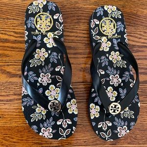 Brand new Tory Burch flip flops